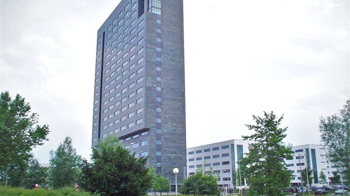 Sede corporativa de ASML e instalaciones de salas blancas en Veldhoven Países Bajos
