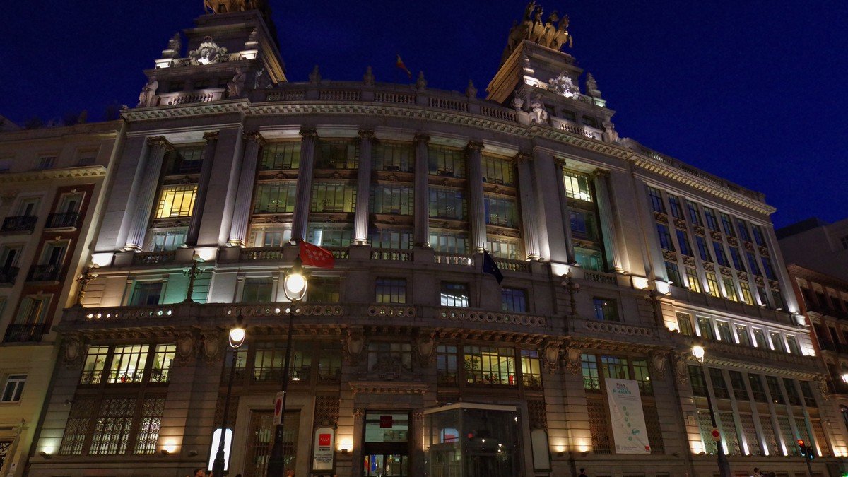 Bâtiment du siège de la Banque d'Espagne à Madrid
