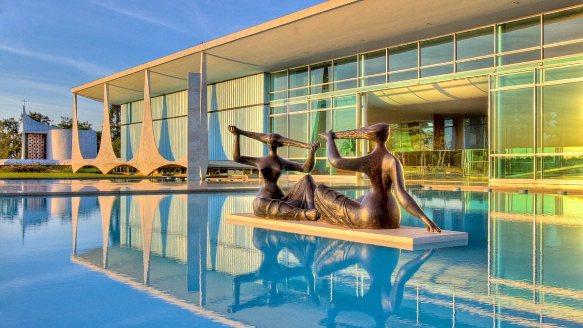 Gebäude des Obersten Gerichtshofs Supremo Tribunal Federal in Brasilia