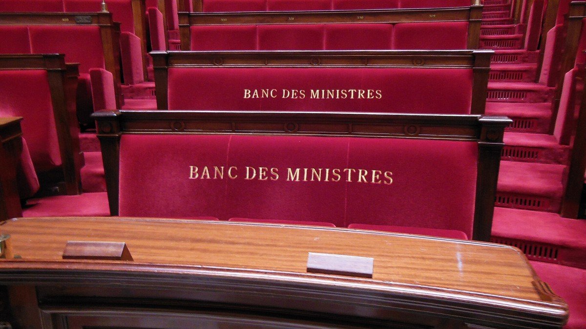 Ruang sidang Majelis Nasional Prancis di Palais Bourbon Paris saat sesi voting