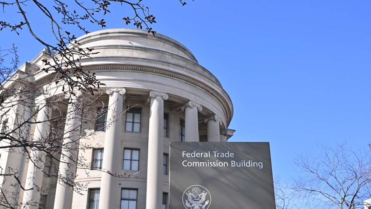 Exterior facade of the Federal Trade Commission headquarters building in Washington DC