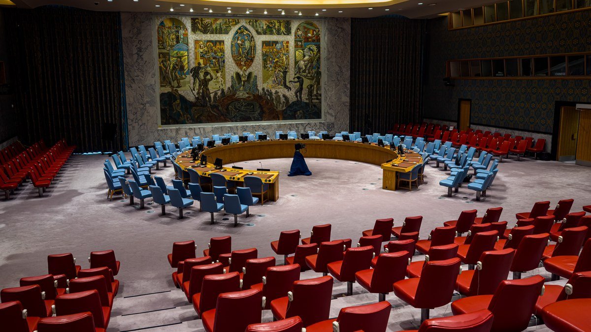 Les ministres des Affaires étrangères de l'Inde, du Brésil, de l'Allemagne et du Japon lors de la réunion du G4 à l'AGNU 79 à New York