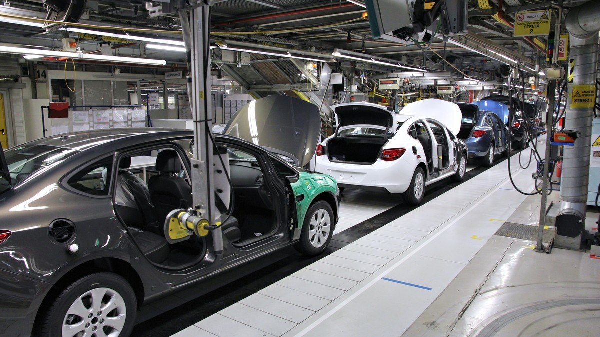 Concept electric vehicle platform chassis displayed at automotive manufacturing technology exhibition