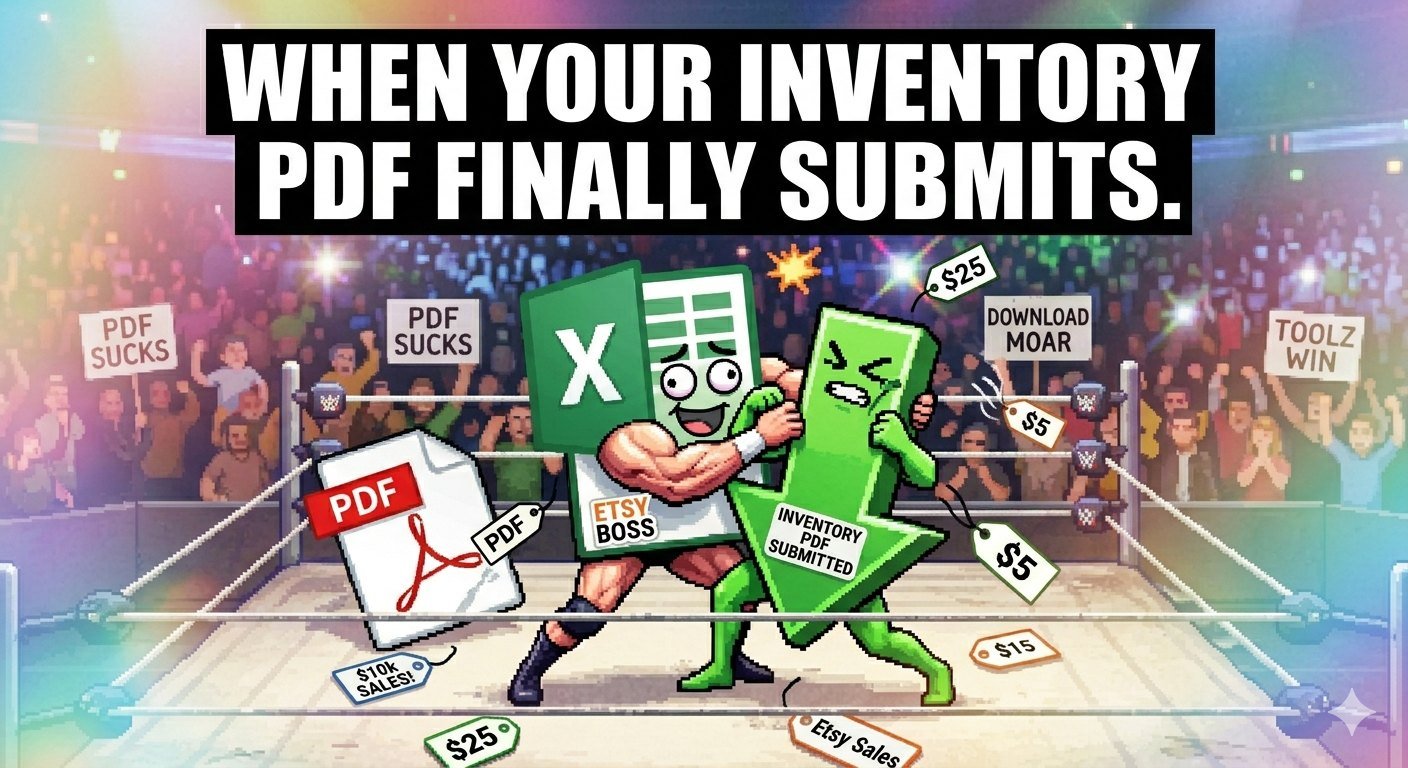 Featured Illustration für Excel aus PDF? Kostenlose Hacks für Verkäufer, die Mathe mehr als montags hassen