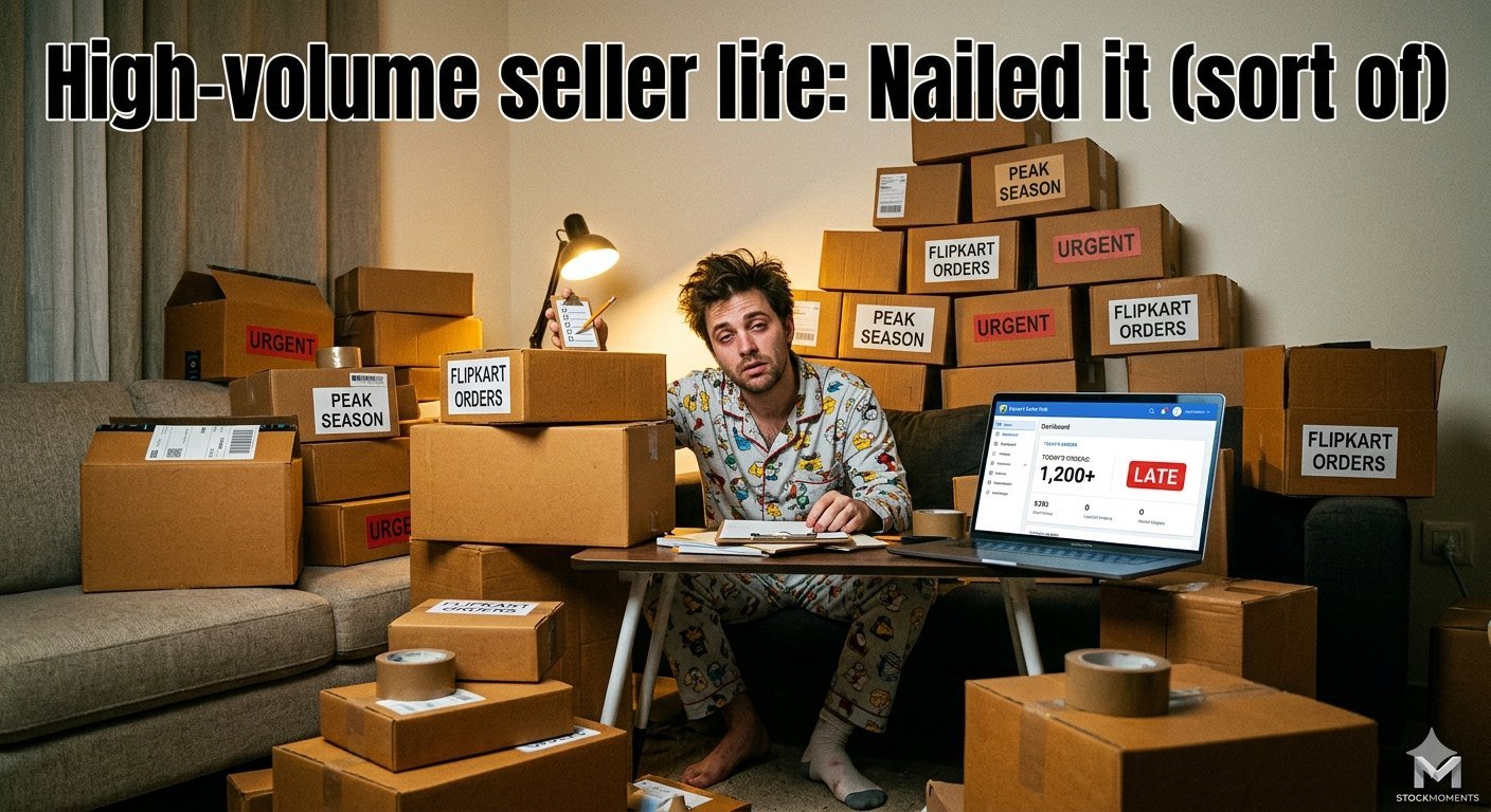 Illustration für Flipkart Order Hell: Die Liste, die Sie gesund hält (oder was davon übrig ist)