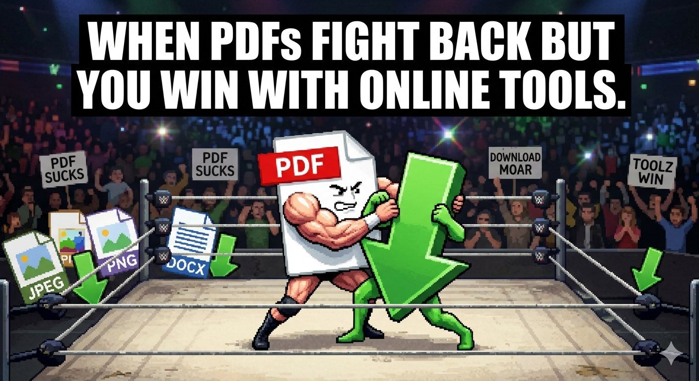 Featured Illustration für Oh nein, nicht wieder PDFs! Sie Smart Lazy Person, Merge sie online ohne Software