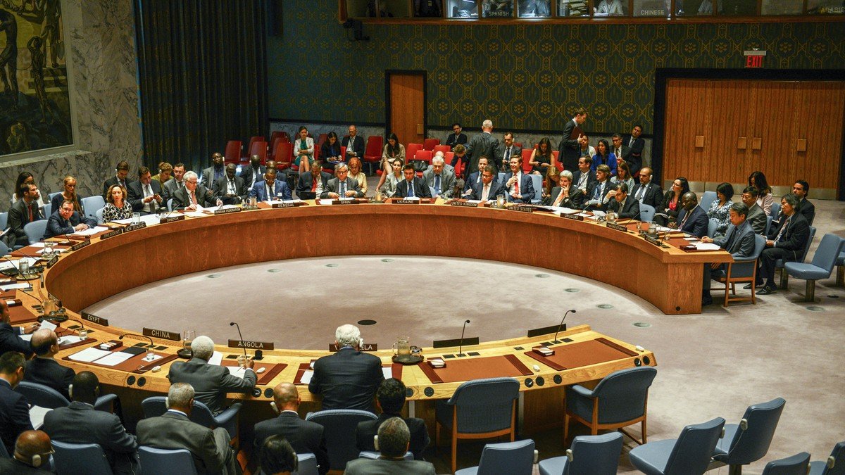 United Nations Secretary-General António Guterres delivering an address at the UN headquarters