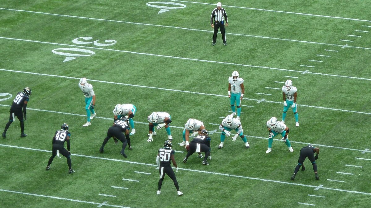Minnesota Vikings defense celebrates an interception against the New York Jets in London