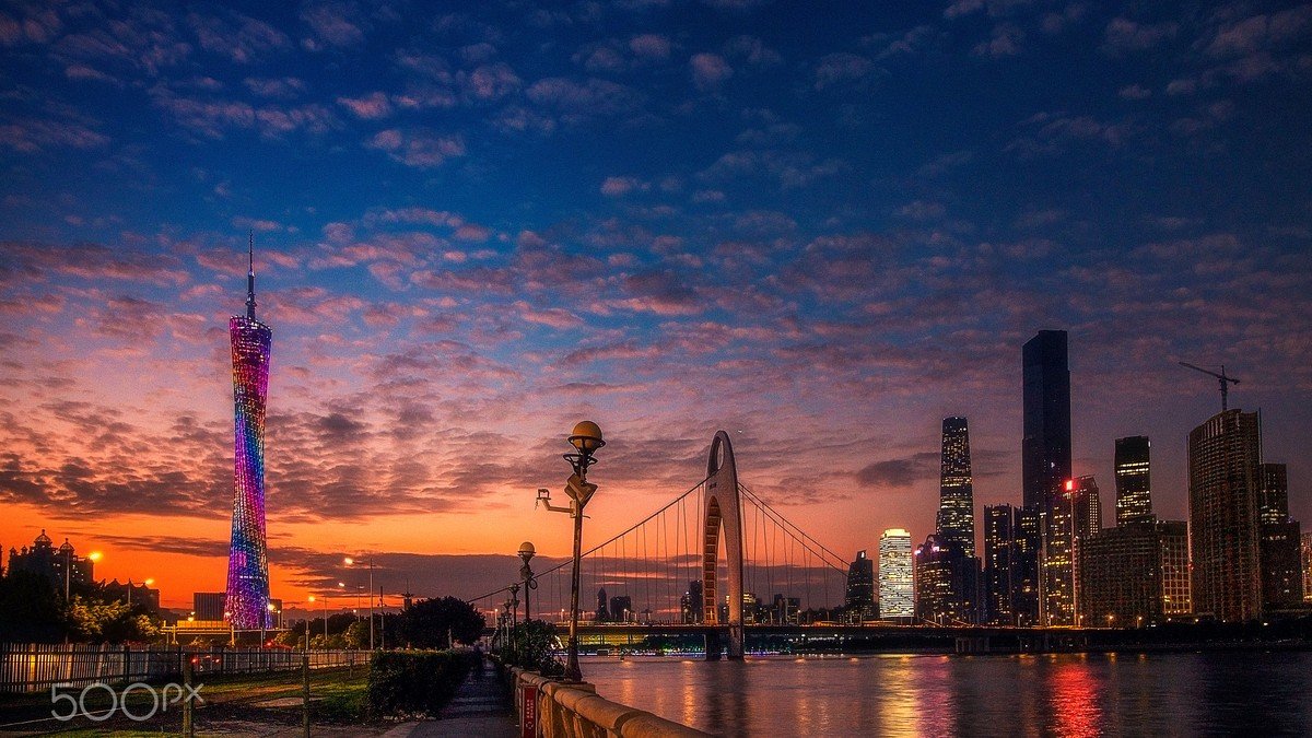Residential skyscrapers and urban skyline in Shanghai and Shenzhen as China relaxes Tier-1 property rules