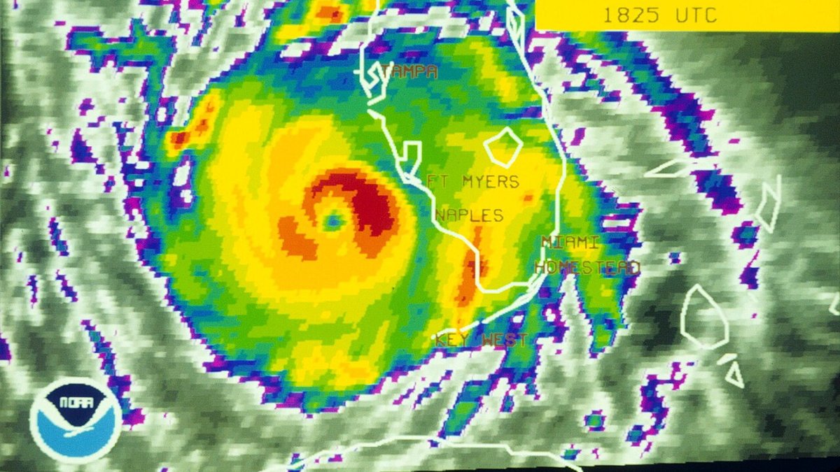 Satellite imagery of Tropical Storm Milton organizing over warm waters in the Gulf of Mexico