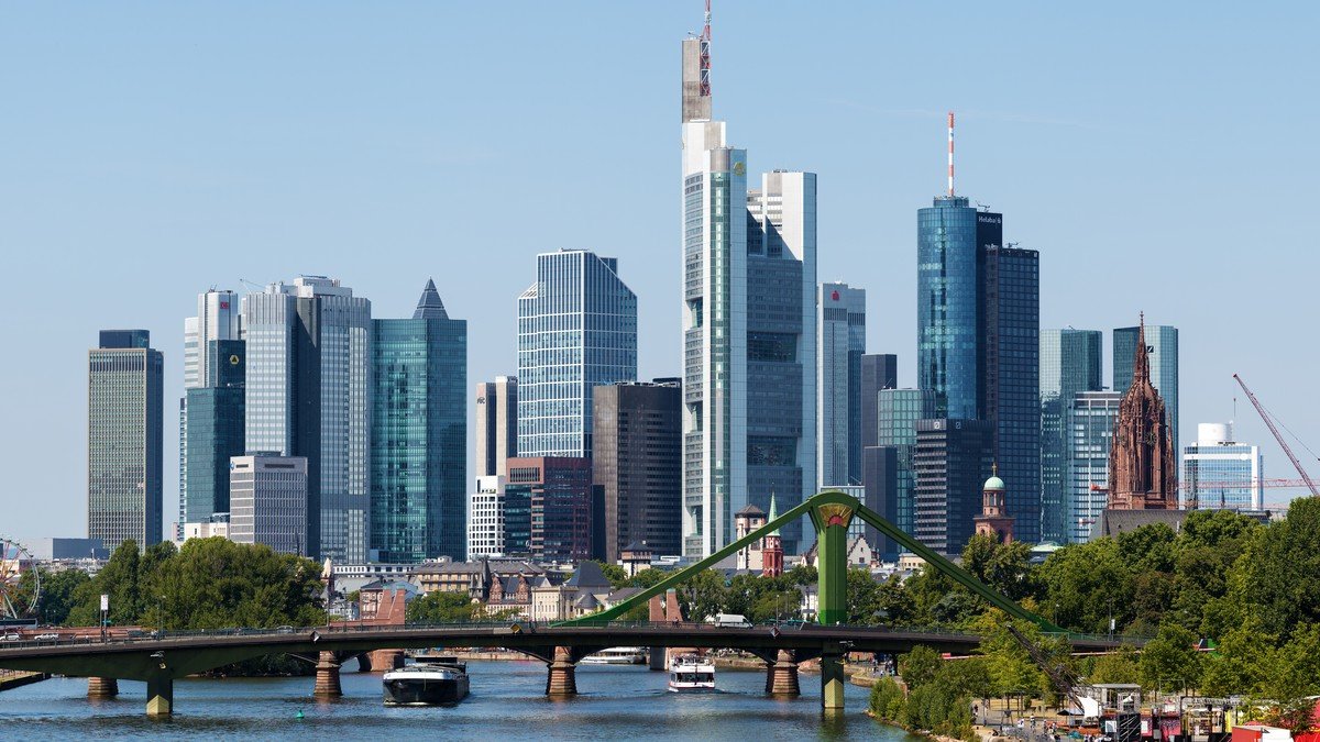 Hauptsitz der Commerzbank in Frankfurt am Main im Bankenviertel